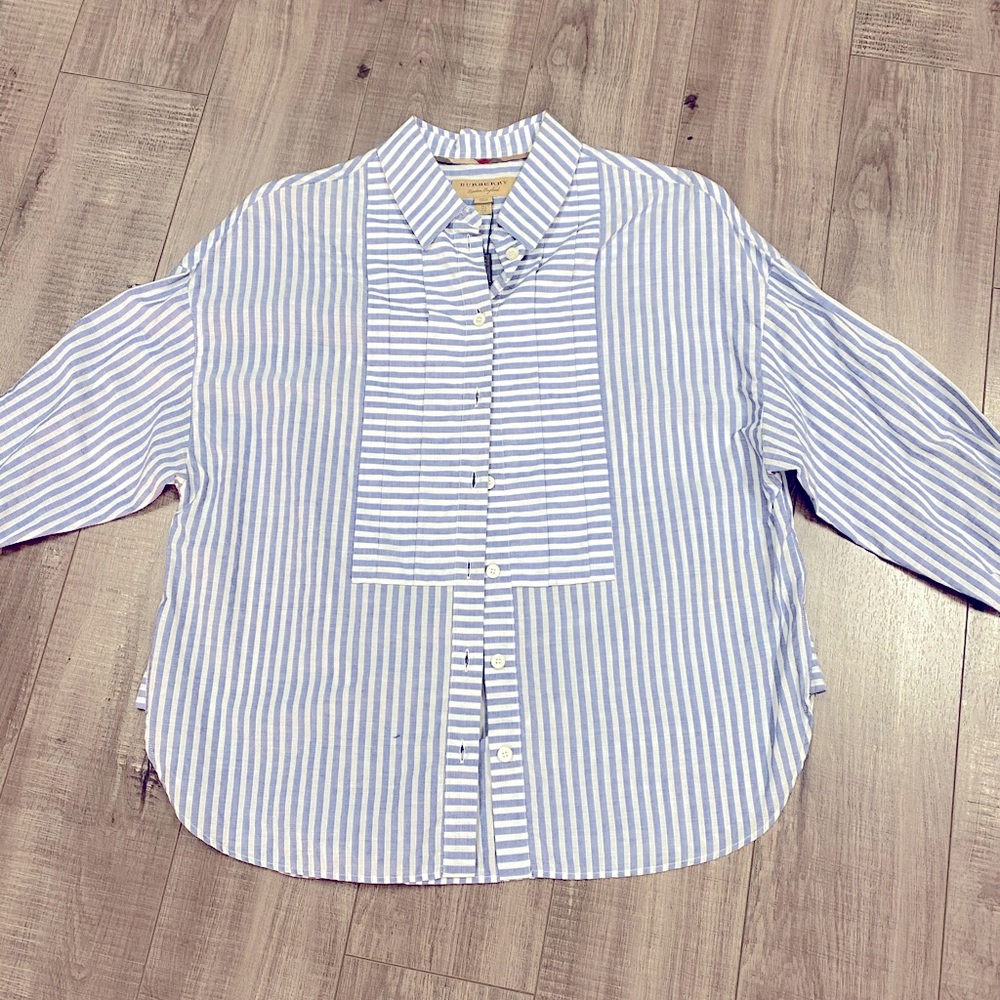 Burberry button down blouse